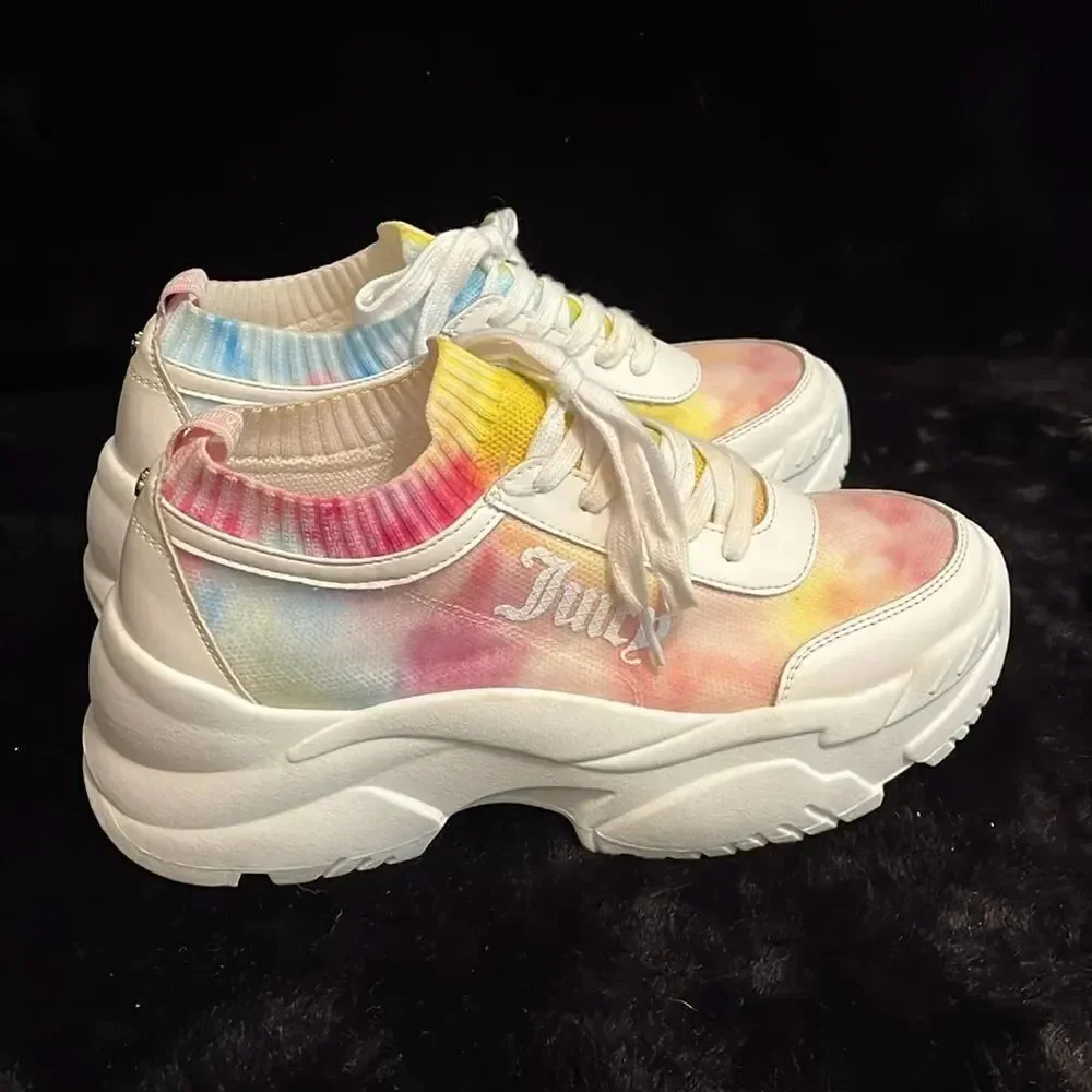 Juicy Couture Tie-Dye Platform Sneakers